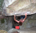 Arnaud Ceintre in Le Jogging de Starko (Rocher de Milly) - serie of 2 pictures 