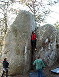 Benno Netelenbos in Fissure Wehrlin (Cuvier Est)