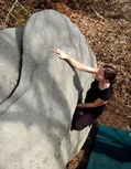 Catherine Gueguen in Les Fissures Invers�es (Le Troglodyte)