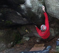 C�dric Morel in Grain de Sable assis (Franchard Raymond) - serie of 4 pictures 