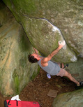 Christian Roum�goux in Prince of Persia droite assis (Rocher des Princes) - serie of 2 pictures 