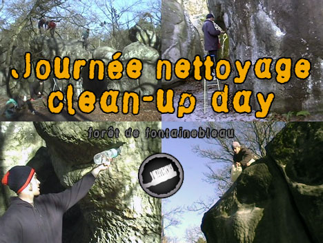  [ Images from the first cleanup day in December 2003 ] 