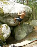 Tony Fouchereau in Starting Bloc (Rocher Saint-Germain)