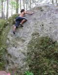 Franck Martinez in Le Pet est M� (Rocher du Mont Morillon)