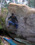 Franck Martinez in La Bande de la Momie (Rocher d'Avon Ouest)