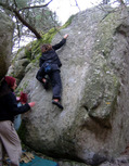 Franck Martinez in Mauvaise Pente (Rocher d'Avon)