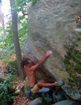 Franck Martinez in R�veil Difficile (Rocher d'Avon Ouest)