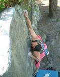 Fran�ois Rigaudeau in Invers�e Satanique (Roche aux Sabots)