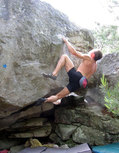 Fr�d�ric Buc in Mort aux Dents! (Rocher du Mont Morillon)