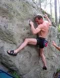 Fr�d�ric Buc in Les Culs Hier... (Rocher du Mont Morillon)
