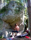 Fr�d�ric Buc in L'�pris de l'Arche de Triomphe (Rocher du Mont Morillon)