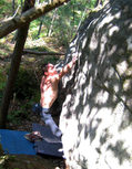 Fr�d�ric Buc in Les Principes (Rocher du Mont Morillon)