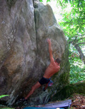 Fr�d�ric Buc in L'Ami aux OTIS (Rocher d'Avon Ouest)