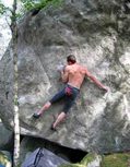 Fr�d�ric Buc in L'Aplat Loosa (Rocher du Mont Morillon)