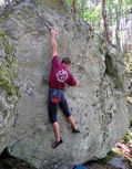 Fr�d�ric Buc in Cavalier Seul (Rocher du Mont Morillon)