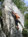 Fr�d�ric Buc in Cypr�s du But (Gorge aux Merisiers)