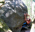Fr�d�ric Buc in Faute au Finish (Rocher du Mont Morillon)