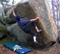 Fr�d�ric Buc in Le Fort en Th�bes (Rocher d'Avon Ouest)