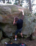 Fr�d�ric Buc in N�cropole Position (Rocher d'Avon Ouest)