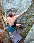 Fr�d�ric Buc in Quart � Colle (Rocher du Mont Morillon)