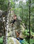 Fr�d�ric Buc in Le Saule Haut (Gorge aux Merisiers)