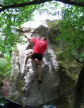 Fr�d�ric Buc in Sibylle de Clown (Rocher d'Avon Ouest)