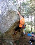 Fr�d�ric Buc in Vitrificator (Rocher du Mont Morillon)