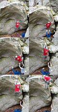 Fr�d�ric Tanguy in Ar�te de droite de l'Abominable (Chamarande)