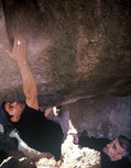 S�bastien Frigault in Hueco Tanks (Recloses) - serie of 2 pictures 