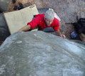 Geert vanden Broeck in L'Angle � Jean-Luc (Roche aux Sabots)