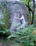 G�rald Coste in L'Angle R�fractaire (Rocher d'Avon) - serie of 6 pictures 