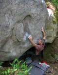Gilles Cottray in Le Cil de Sibylle (Rocher d'Avon Ouest)