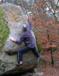 Gilles Cottray in Le Col Chic (Rocher d'Avon)