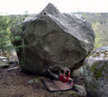 Thierry Gu�guen in Brutus (Rocher de Milly) - serie of 2 pictures 
