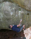 Thierry Gu�guen in Les Colonnettes direct (Les Mammouths)