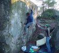 Jan Gorrebeeck in Les Croates (Rocher Fin)