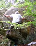 Jean-Jacques Na�ls in M�thode Couet (Rocher d'Avon)