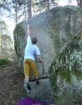 Jean-Pierre Roudneff in Sortie de Fausse Raie (Apremont Butte aux Peintres)