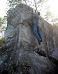 Jeroen Mertens in Pierre de Taille (Roche aux Sabots)