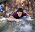 Jesse van der Werf in Iceberg raccourci assis (Franchard Isatis) - serie of 2 pictures 