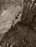 Lo�c Le Denmat in La Pandora (Mont Ussy)