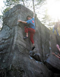 Marco de Boer in Pierre de Taille (Roche aux Sabots)