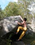 Marco Dunand in Grince Dedans (Rocher de Milly) - serie of 2 pictures 