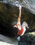 Catherine Miquel in Zen (Roche aux Sabots Sud) - serie of 2 pictures 