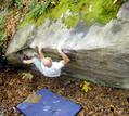 Jo Montchauss� in Stick It (Roche aux Sabots Sud) - serie of 2 pictures 