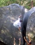 Natacha in Mont�e Divine (Mont Aigu - Long Boyau)