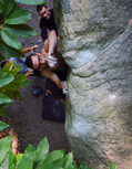 Nicola Anzoni in Yogi (Rocher des Souris)