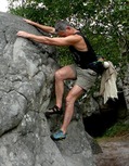 Olivier Cazeaux in - (Rocher Canon)