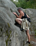 Olivier Cazeaux in - (Rocher Canon)