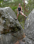 Olivier Cazeaux in - (Rocher Canon) - serie of 8 pictures 